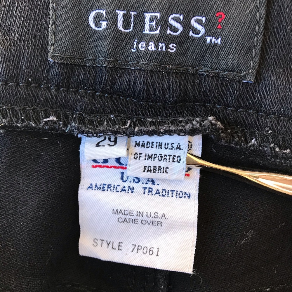 Vintage black Guess stretch jeans - Picture 5 of 8